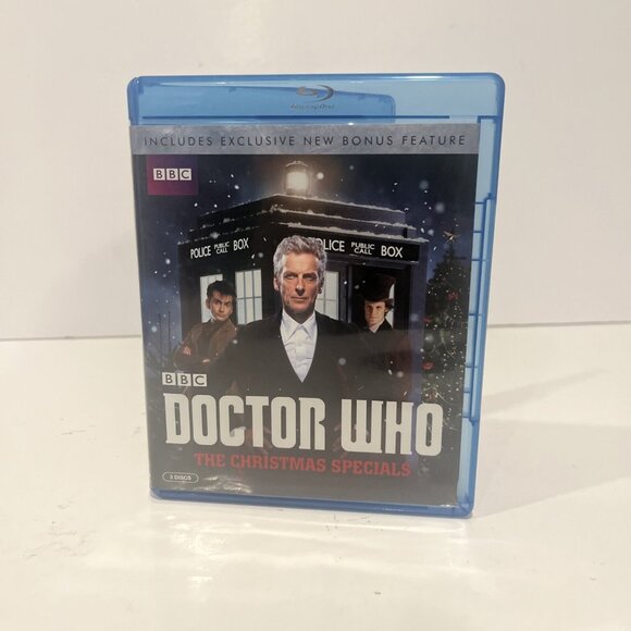 Doctor Who The Christmas Specials 3 Disc Blu-ray Set BBC Sci Fi Tested See Pics! - Picture 1 of 4